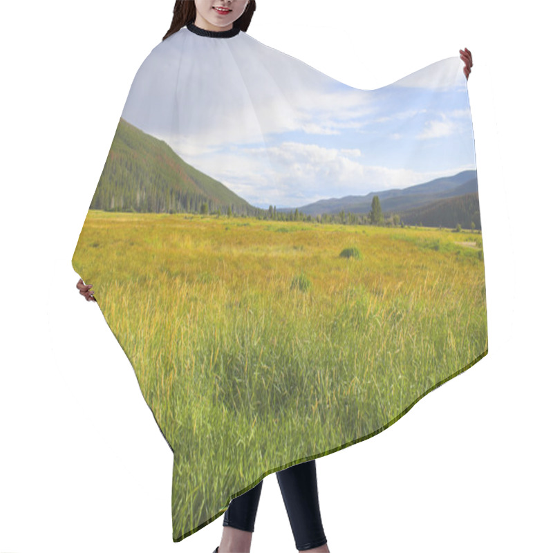 Personality  Autumn In The Mountains Hair Cutting Cape