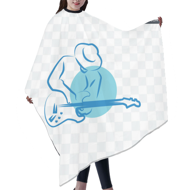 Personality  S Music Vector Icon Isolated On Transparent Background, S Music  Hair Cutting Cape