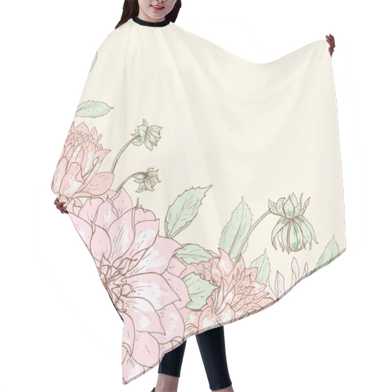 Personality  Dahlia Background 4 Hair Cutting Cape