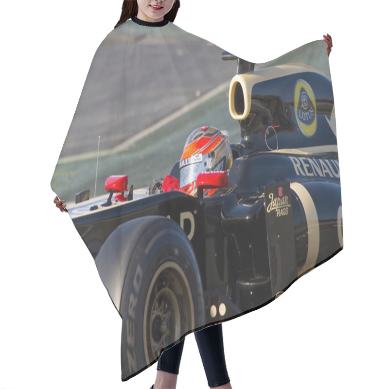 Personality  Romain Grosjean Of Lotus Renault F1 Hair Cutting Cape