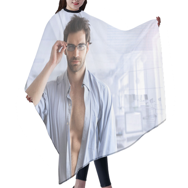 Personality  Sexy Business Guy Hair Cutting Cape