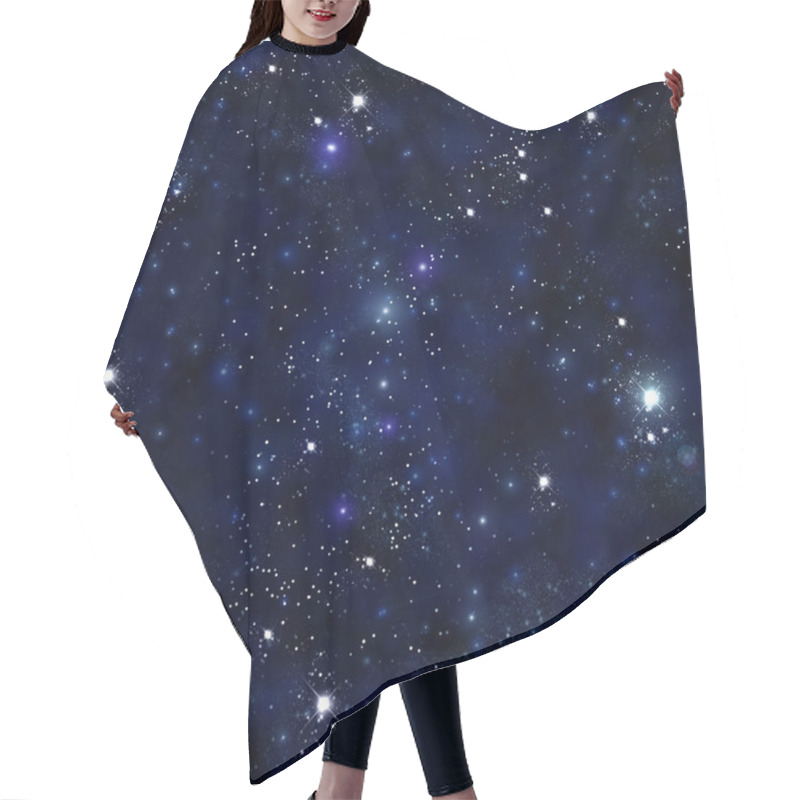 Personality  Galaxy Background Hair Cutting Cape