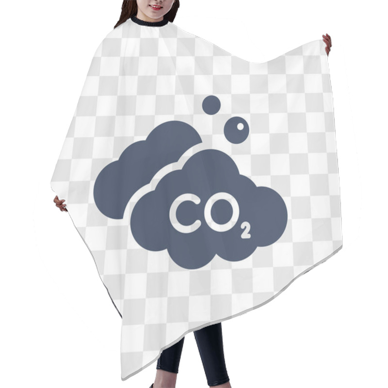 Personality  Co2 Icon. Trendy Co2 Logo Concept On Transparent Background From Industry Collection Hair Cutting Cape