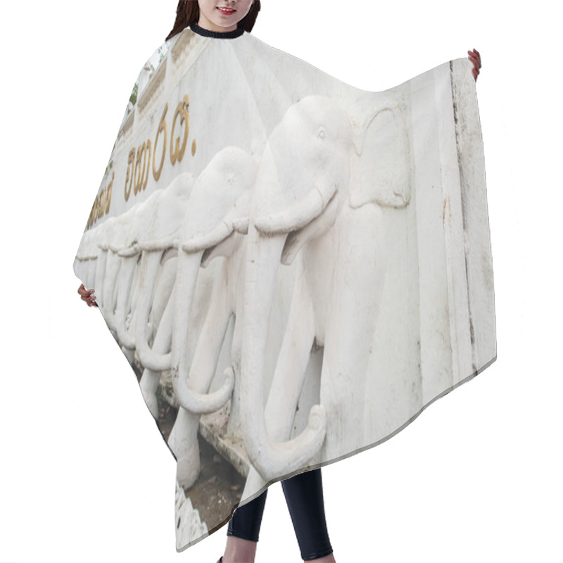 Personality  Elephant Sculptures Hair Cutting Cape