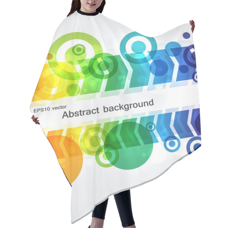 Personality  Abstract Background Hair Cutting Cape