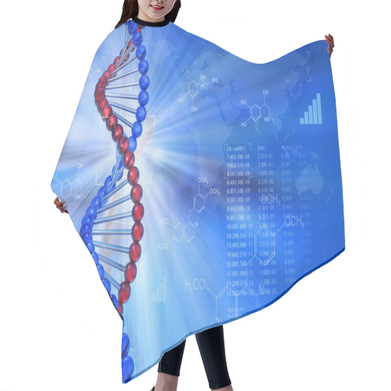 Personality  Genetic Engineering Scientific Concept Hair Cutting Cape