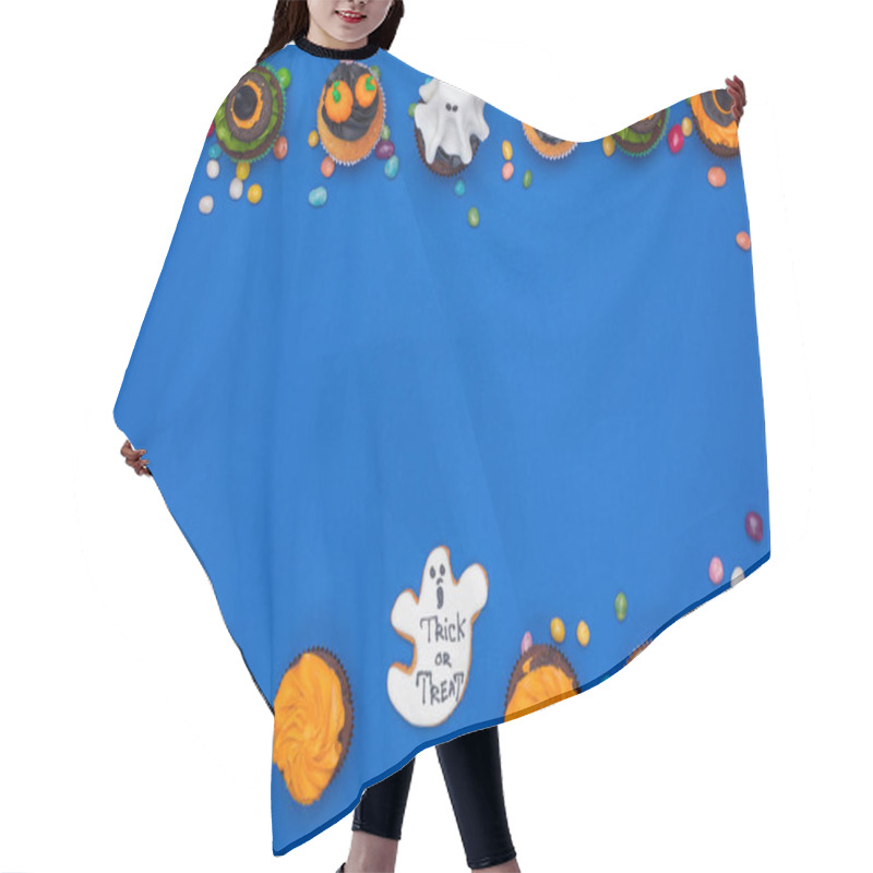 Personality  Halloween Cupcakes And Candies   Hair Cutting Cape