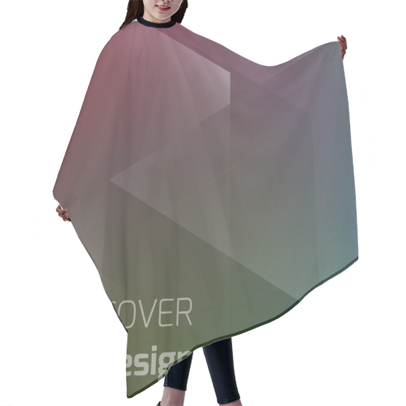 Personality  Vector Abstract Background Hair Cutting Cape