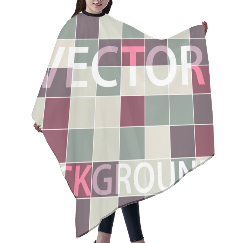 Personality  Abstract Background Hair Cutting Cape