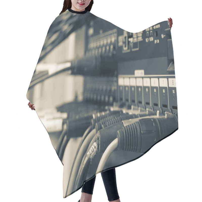 Personality  Sound System Hair Cutting Cape