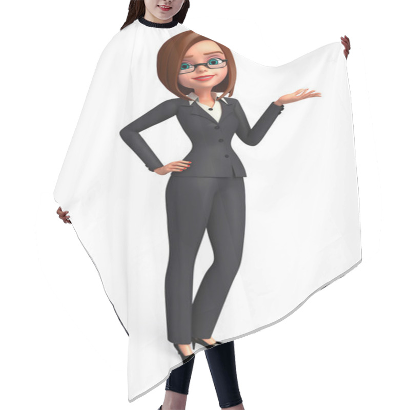 Personality  Business Woman Hair Cutting Cape