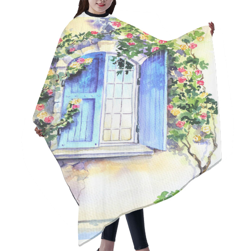 Personality  Window In The Morning In Provence Hair Cutting Cape