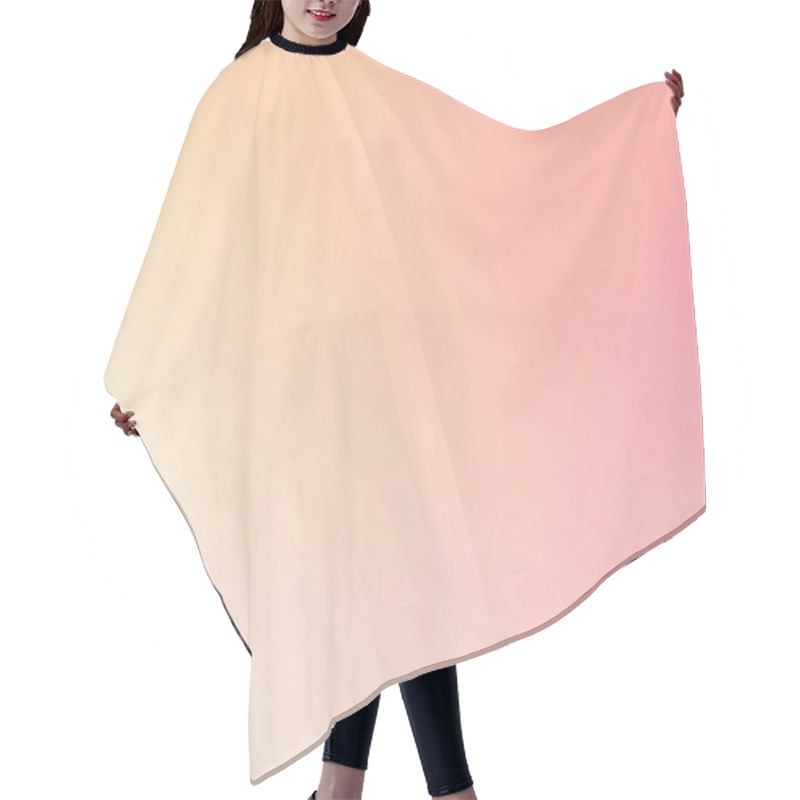 Personality  Soft Pink And Peach Gradient Minimalist Background Hair Cutting Cape