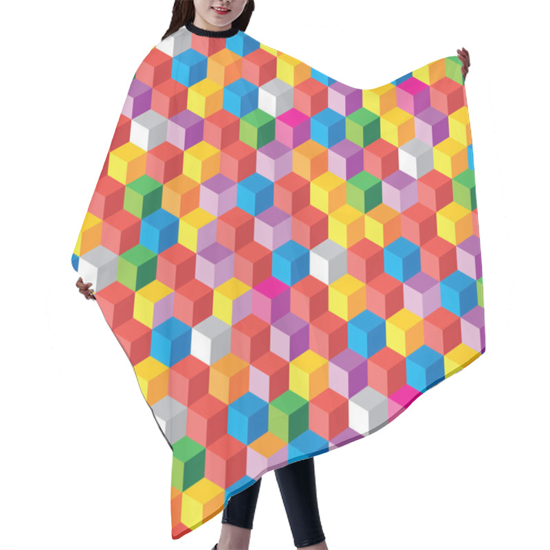 Personality  Abstract Background Hair Cutting Cape