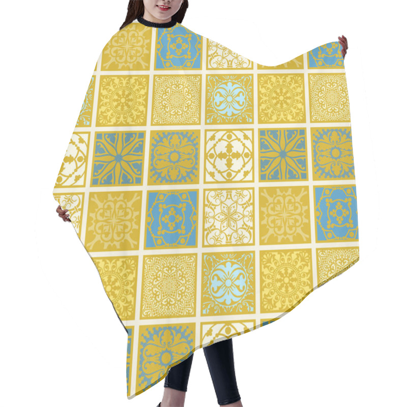 Personality  Seamless Arabic Pattern - Based On Ottoman Traditional Ornament Hair Cutting Cape