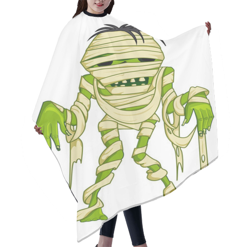 Personality  Scary Mummy Hair Cutting Cape