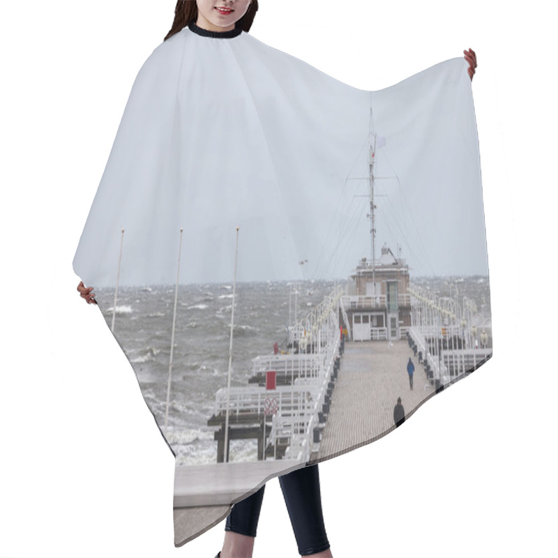 Personality  Storm At Sea Hair Cutting Cape