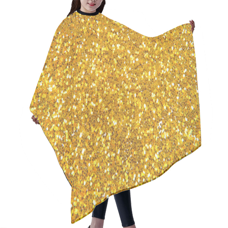 Personality  Golden Glitter Background Hair Cutting Cape