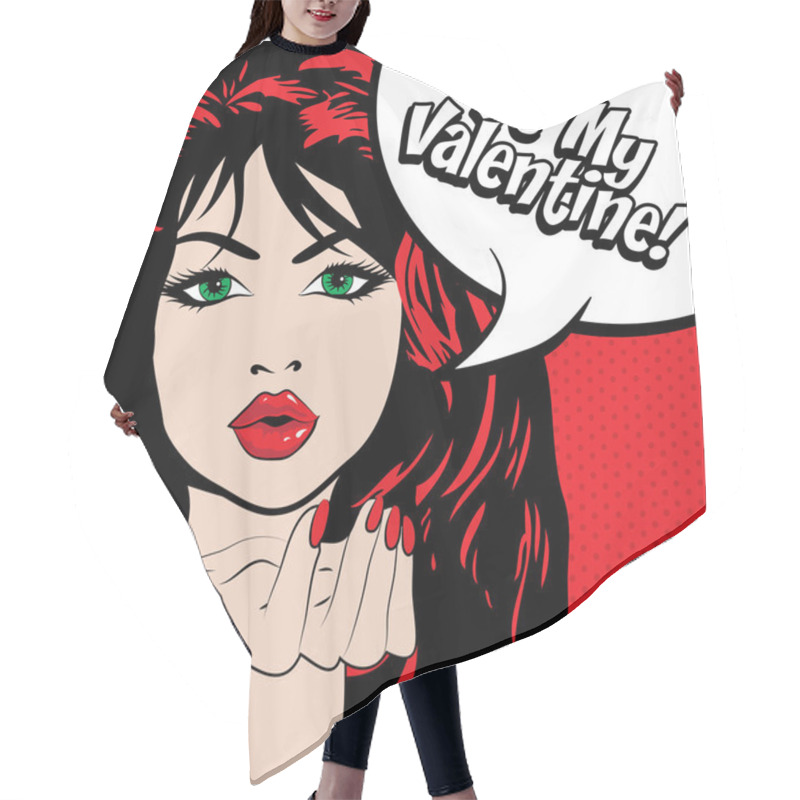 Personality  Woman - Be My Valentine! Hair Cutting Cape