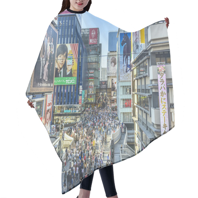 Personality  Osaka Dotonbori District Hair Cutting Cape