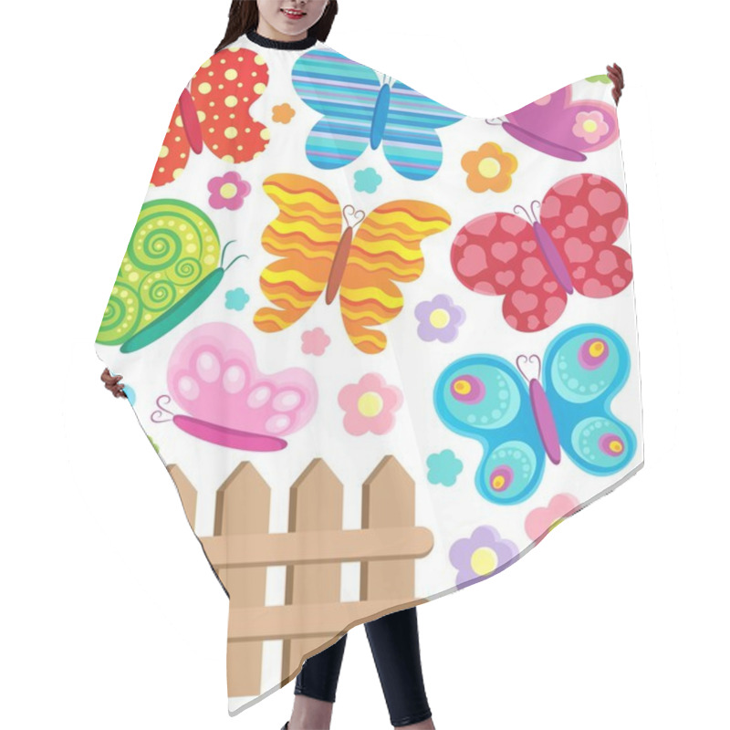 Personality  Butterfly Theme Collection 2 Hair Cutting Cape