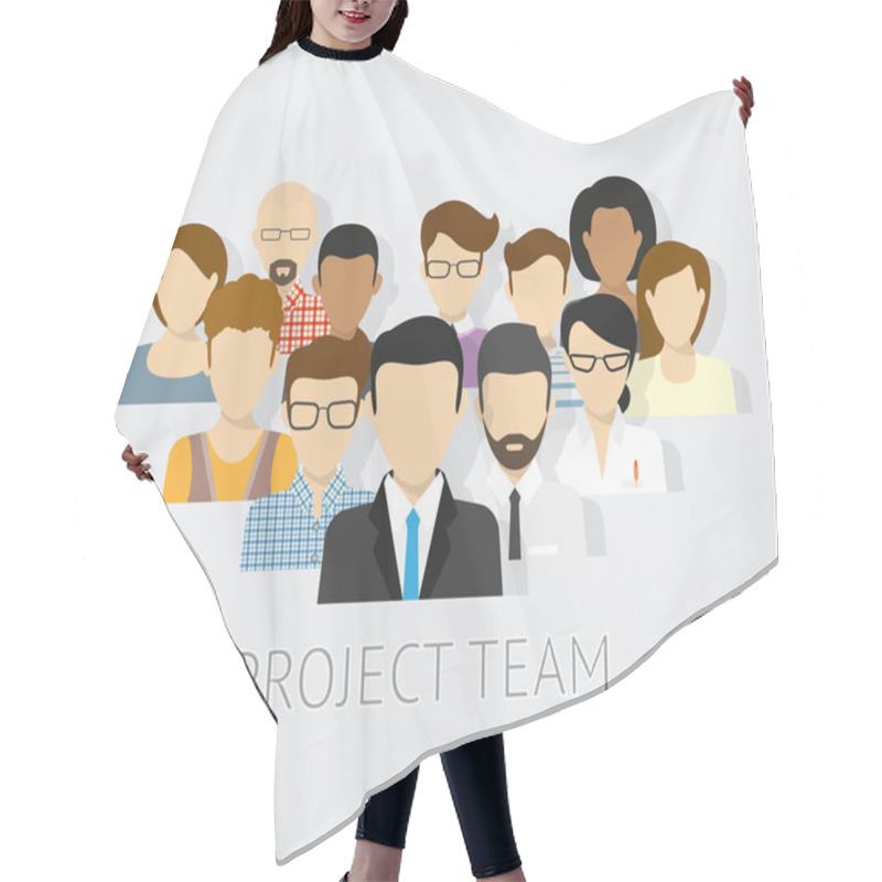 Personality  Project Team Avatars Hair Cutting Cape