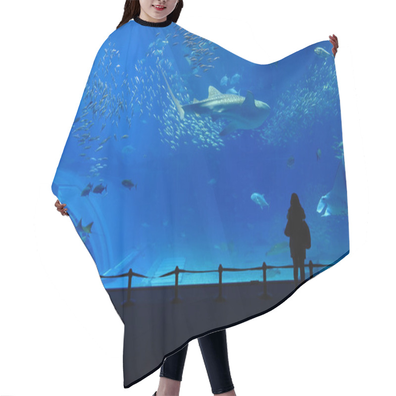 Personality  Aquarium Tank Hair Cutting Cape