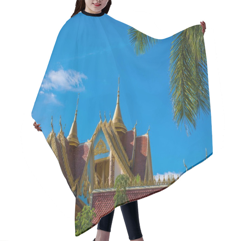 Personality  Xishuangbanna Dai Park Xiaoganlanba Hair Cutting Cape