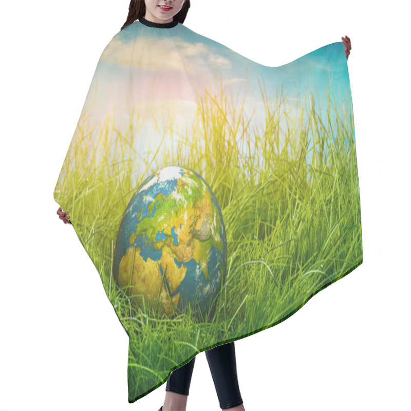 Personality  Concept - Earth Day Hair Cutting Cape