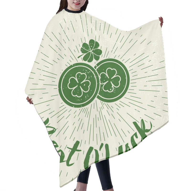 Personality  Saint Patricks Day Design Elements Hair Cutting Cape