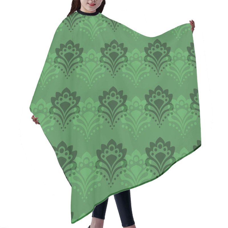 Personality  Background - Emerald Flowers Hair Cutting Cape