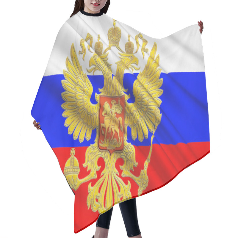 Personality  Flag Of Russian Federation Hair Cutting Cape