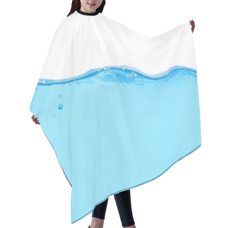 Personality  Front View Of Water Level Isolated Hair Cutting Cape