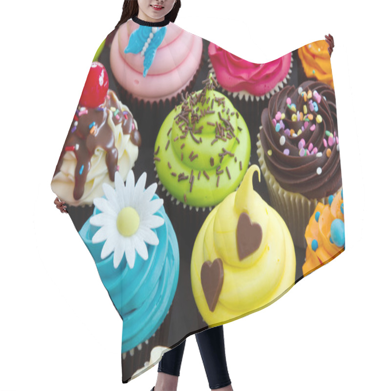 Personality  Cupcakes Hair Cutting Cape