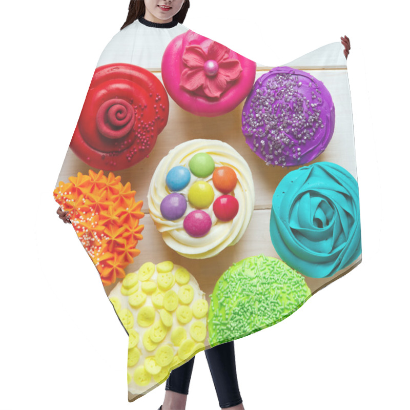 Personality  Cupcakes Hair Cutting Cape