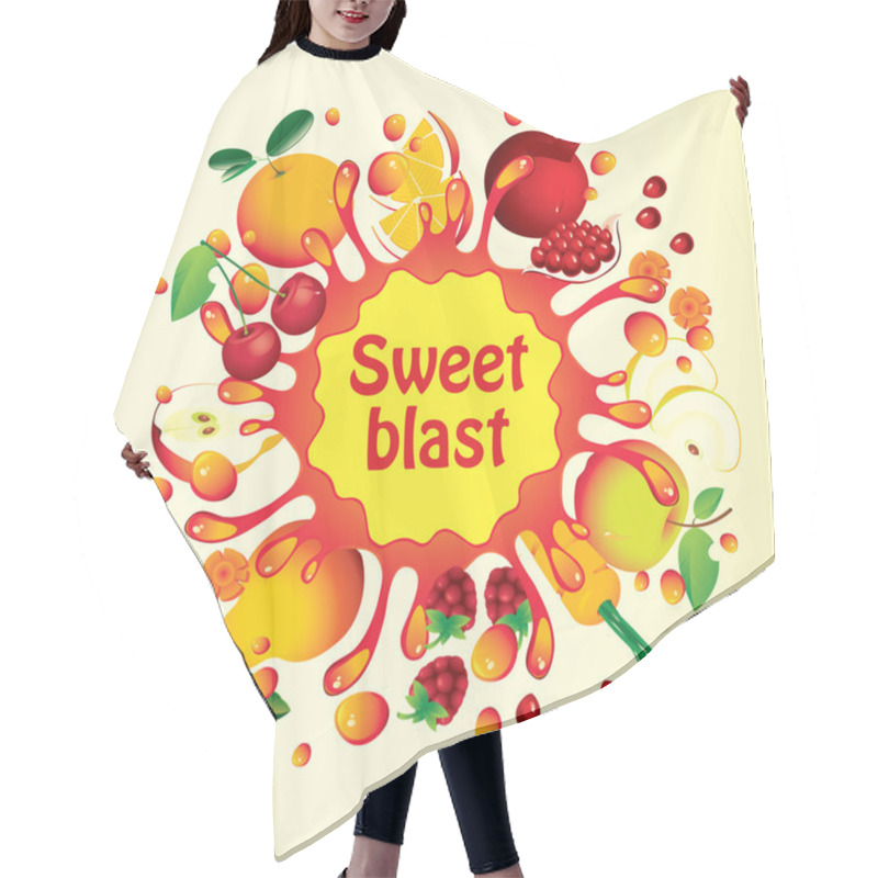 Personality  Sweet Blast Hair Cutting Cape