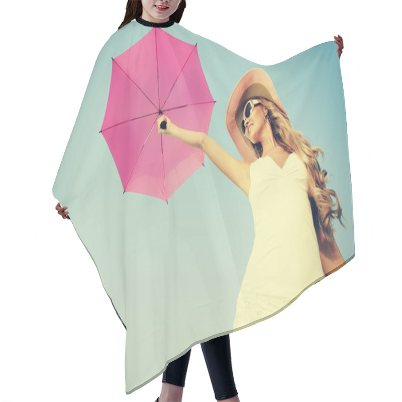 Personality  Bright Umbrella Hair Cutting Cape