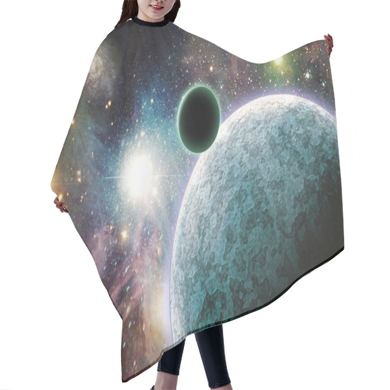 Personality  Planets In Space Hair Cutting Cape