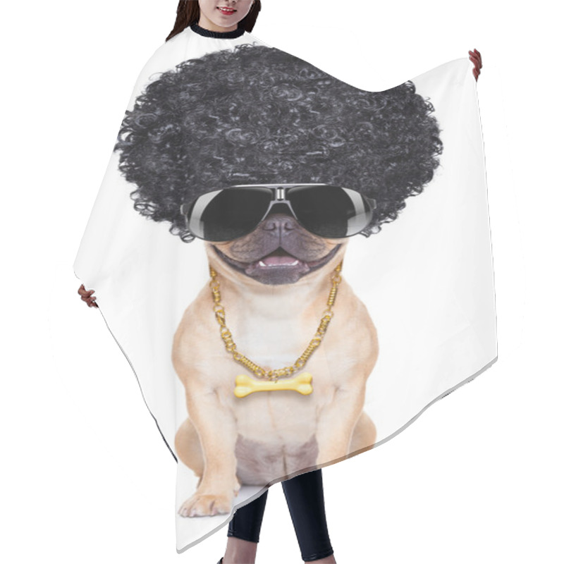 Personality  Gangster Dog Hair Cutting Cape