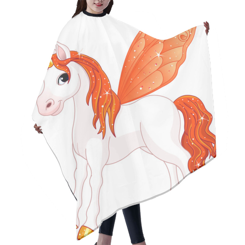 Personality  Fairy Tail Orange Horse Hair Cutting Cape