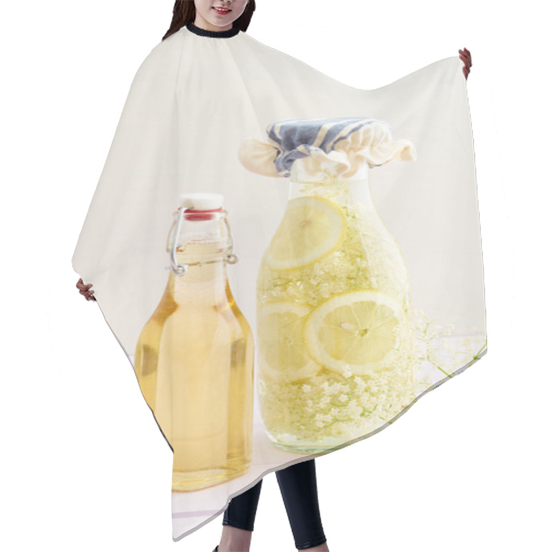 Personality  Infused Elderflower Syrup Hair Cutting Cape