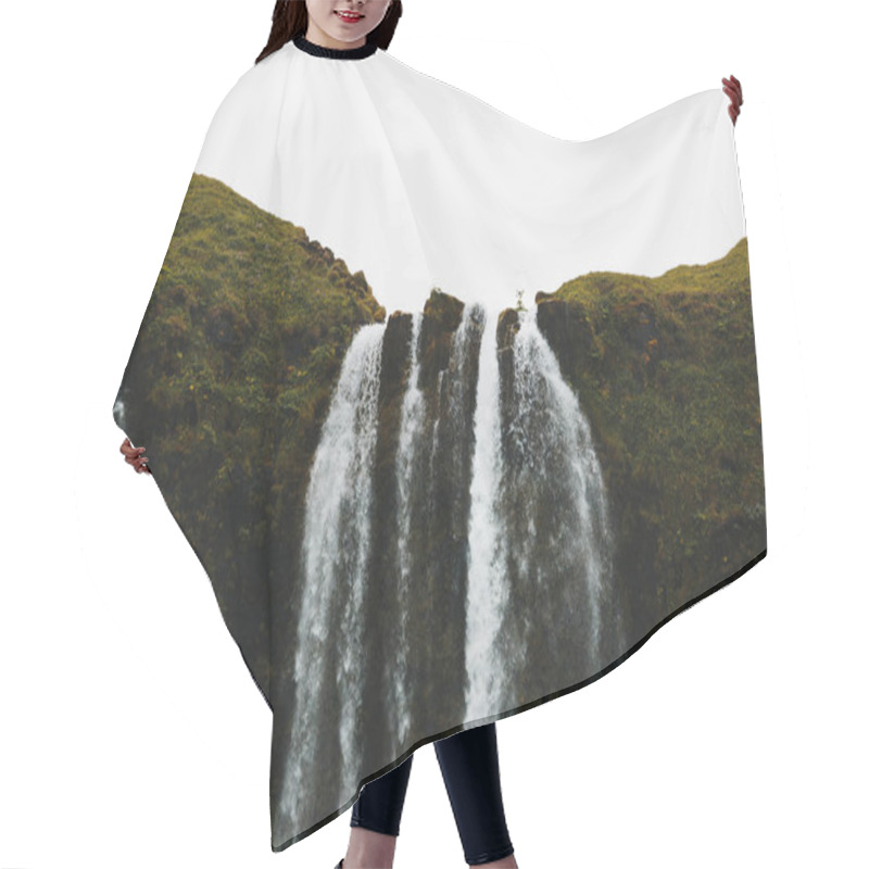 Personality  Seljalandsfoss Waterfall Hair Cutting Cape