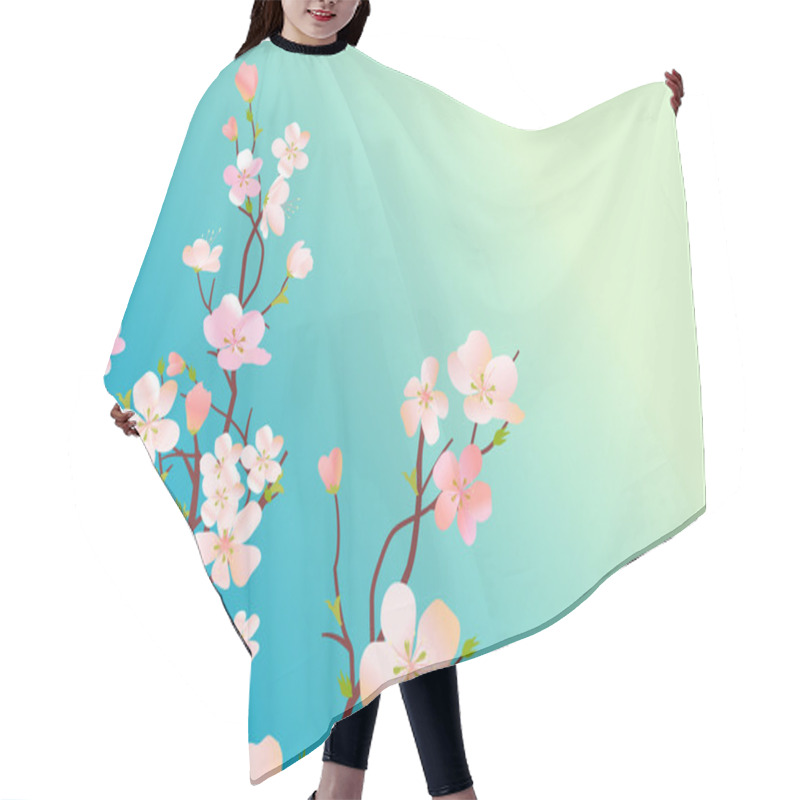 Personality  Blossoming Tree Hair Cutting Cape