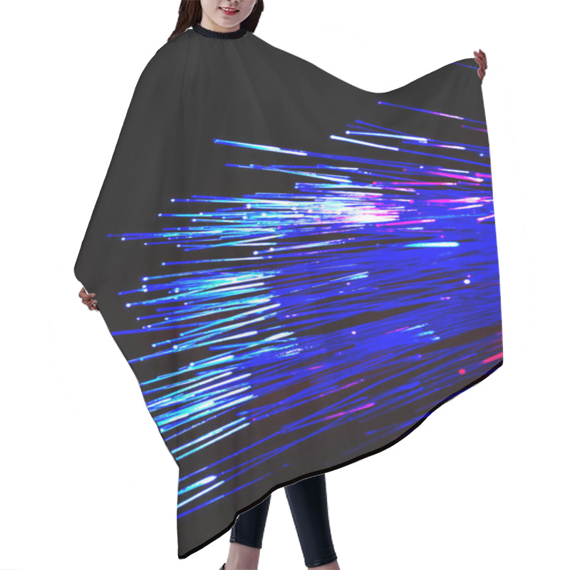 Personality  Fiber Optics Background Hair Cutting Cape