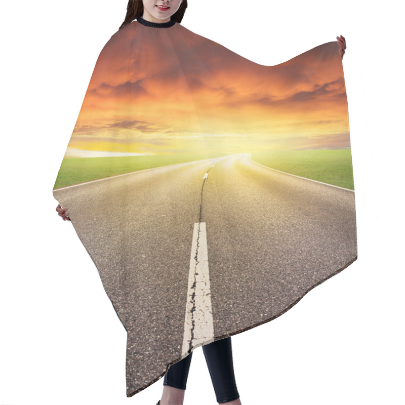 Personality  Highway Hair Cutting Cape