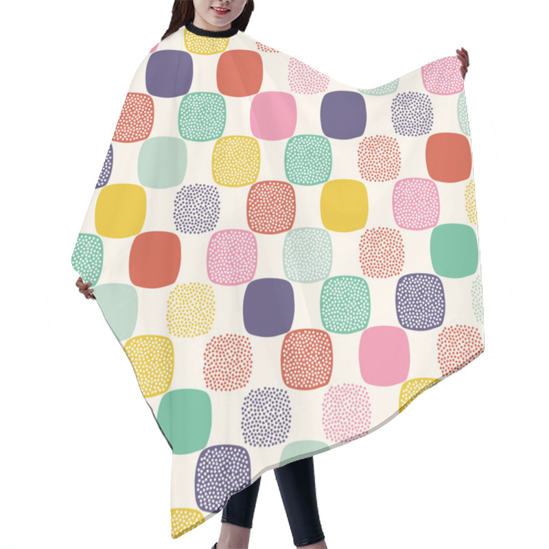 Personality  Seamless Geometric Pattern Hair Cutting Cape