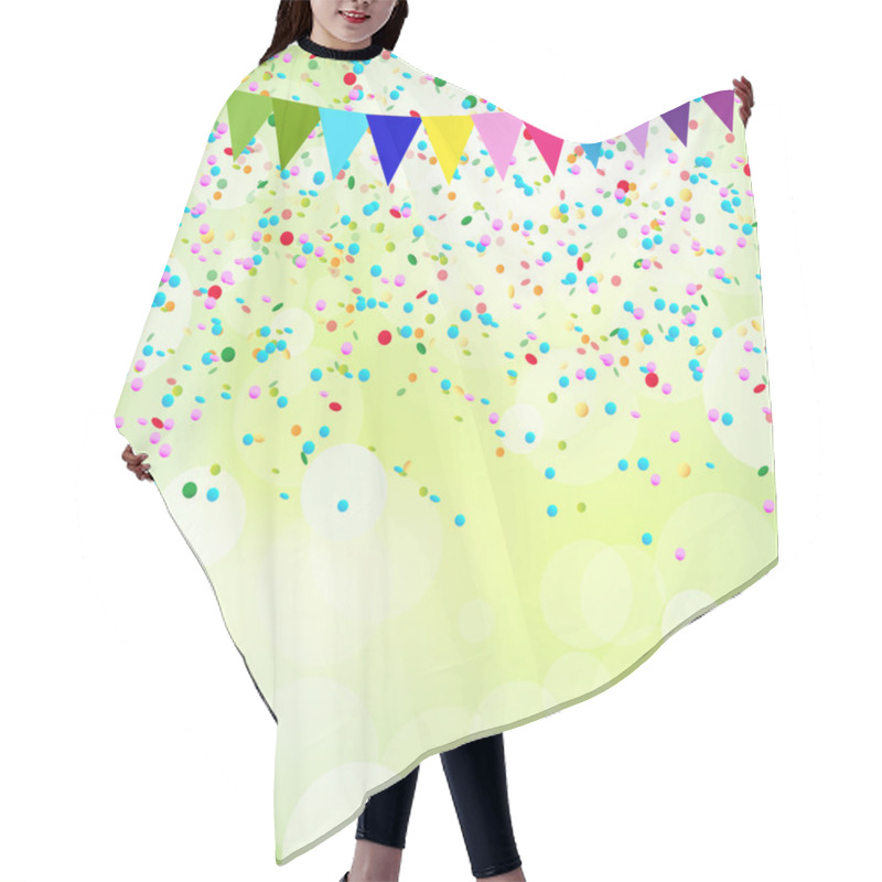 Personality  Birthday Poster Hair Cutting Cape