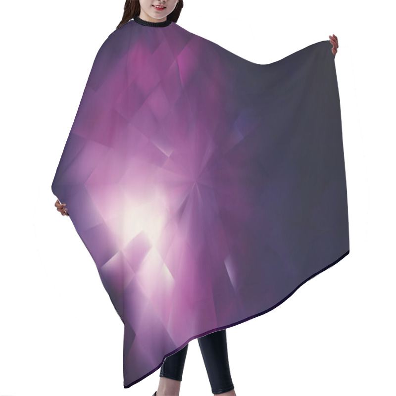 Personality  Bright Gradient Abstract Background, Template With Motion Texture  Hair Cutting Cape