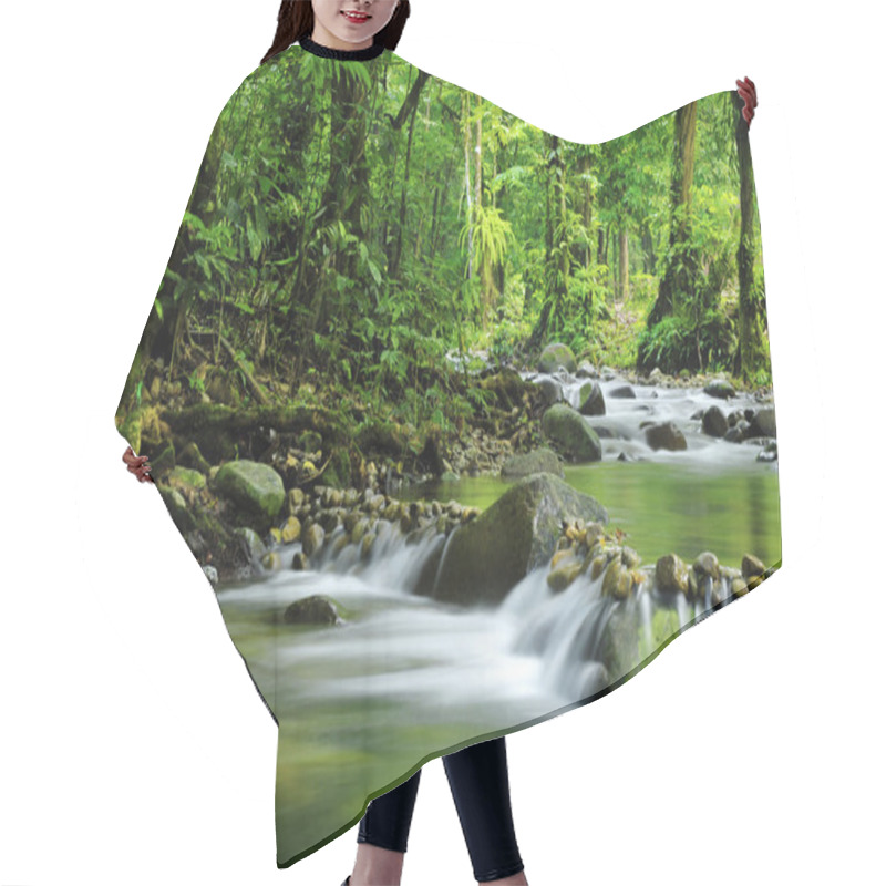 Personality  Mountain Stream Hair Cutting Cape