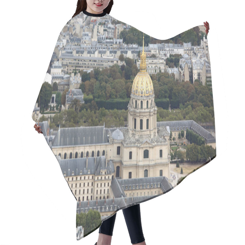 Personality  Golden Dome Of Monument Called Les Invalides In Paris France With Tomb Of Napoleon Bonaparte Hair Cutting Cape